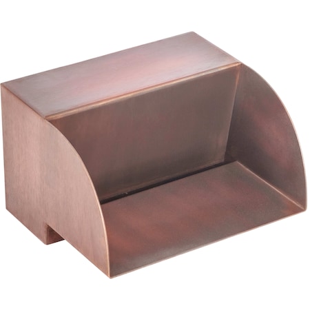 The Outdoor Plus Smooth Flow Radius Scupper 8 - Copper OPT-SFR8
